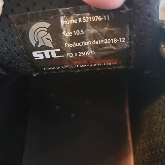 STC Brome II, BlackWaterproof leather work shoe - Picture 8 of 8